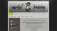 Desktop Screenshot of martialtraining64.com