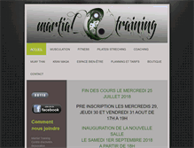 Tablet Screenshot of martialtraining64.com